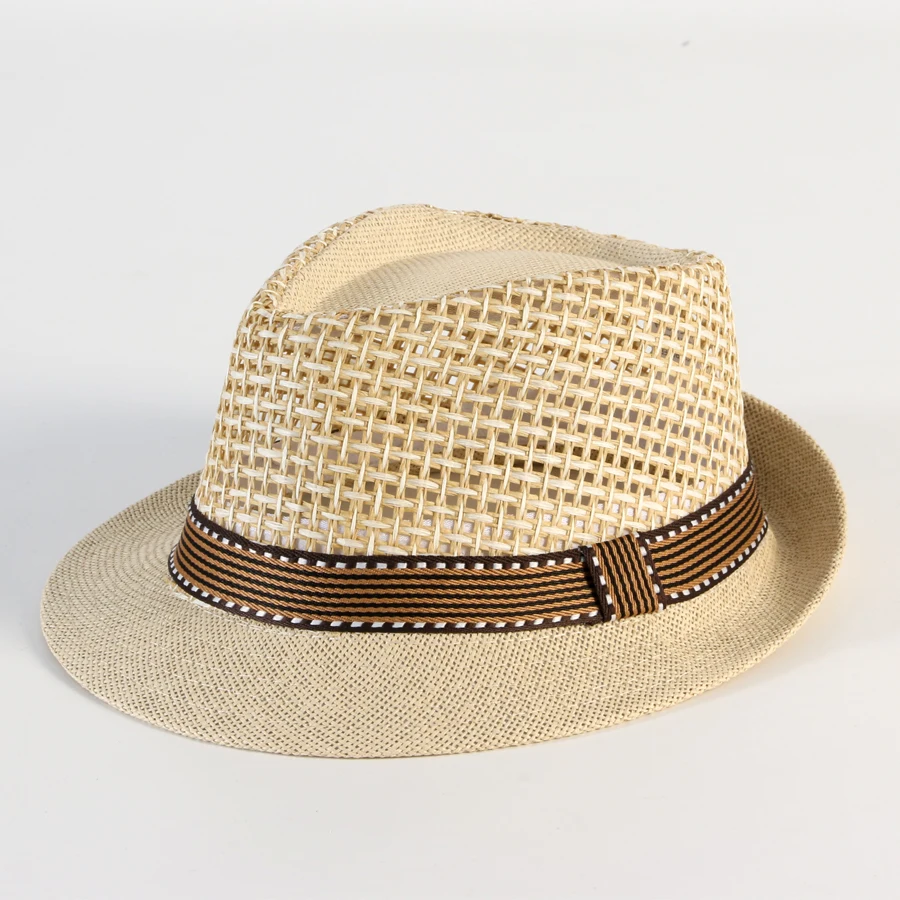 Bucket Hat Straw - หมวกฟาง หมวกเฟโดรา หมวกปานามา หมวกเดอร์บี้ หมวกทริลบี้ หมวกฟางฤดูร้อน