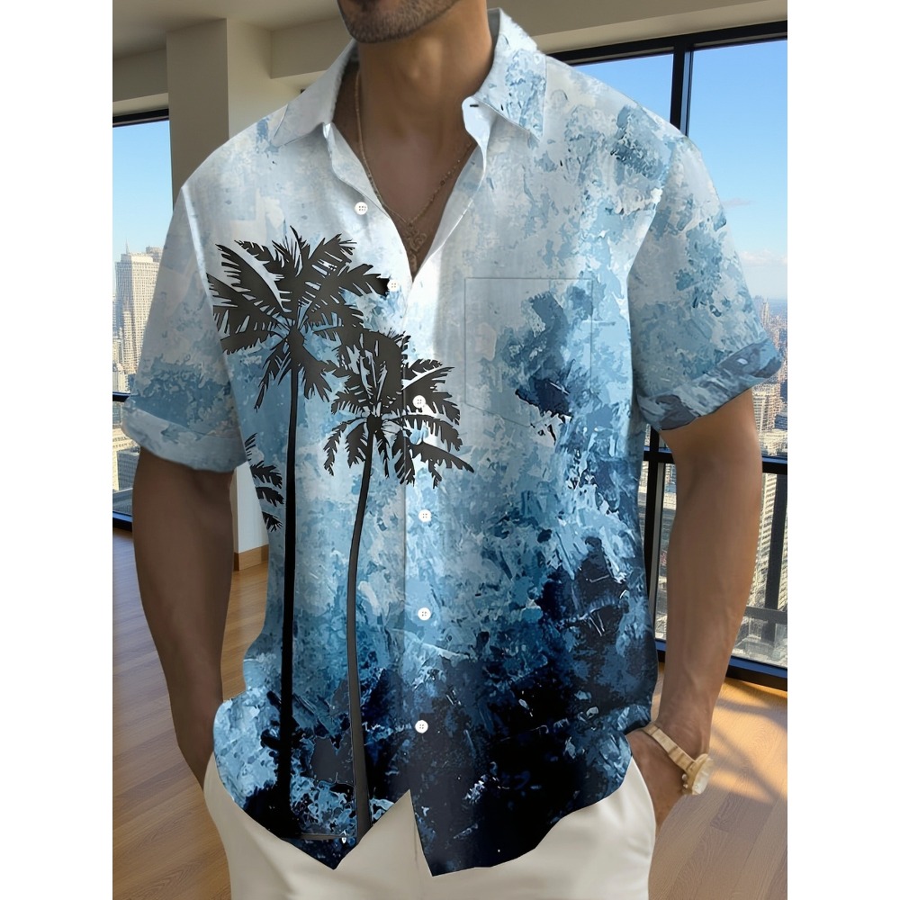 Resort Shirt Floral - เสื้อเชิ้ตคอปกพิมพ์ลายมินิมอล อิงค์ เท็กซ์เจอร์ ลาเปล รีสอร์ท ใส่ได้หลายโอกาส