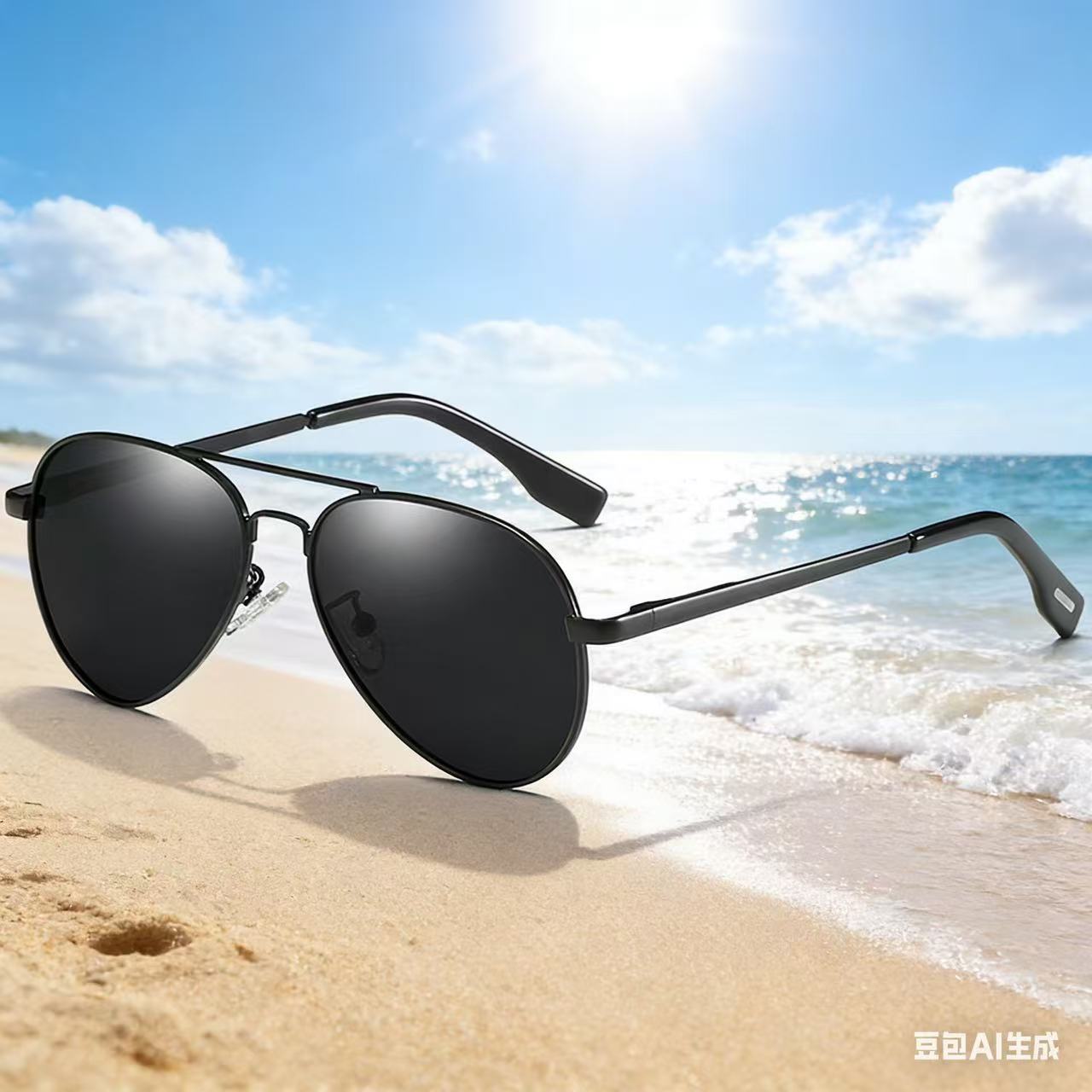 Sunglasses Aviator Polarized - แว่นกันแดดโพลาไรซ์ทรงนักบินกรอบเล็กสำหรับทุกเพศ ป้องกันรังสียูวี 400 แว่นตาทรงนักบินย้อนยุคสำหรับใบหน้าขนาดเล็ก สำหรับผู้ชายและผู้หญิง