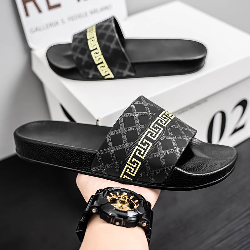 Flip Flop Leather Men - รองเท้าแตะแบบสายเดียวสำหรับผู้ชายไซส์ใหญ่ แฟชั่นฤดูร้อน น้ำหนักเบา กันลื่น พื้นนุ่ม ใส่ได้ทั้งนอกบ้านและชายหาด