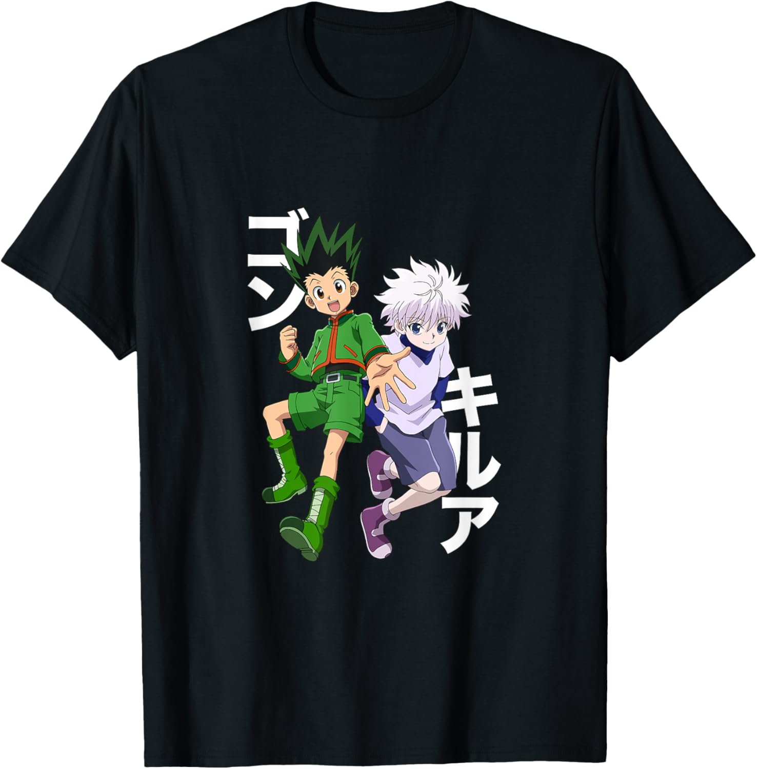 Tee Graphic Print - เสื้อยืดลายกราฟฟิกฮันเตอร์ X Hunter and gon killua
