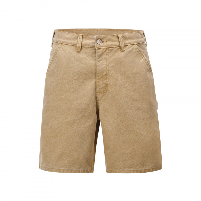 Shorts Chino Slim - MAQVOB คุณภาพสูงสวมใส่กลางแจ้งยุโรปอเมริกัน High Street Solid Multi-Pocket