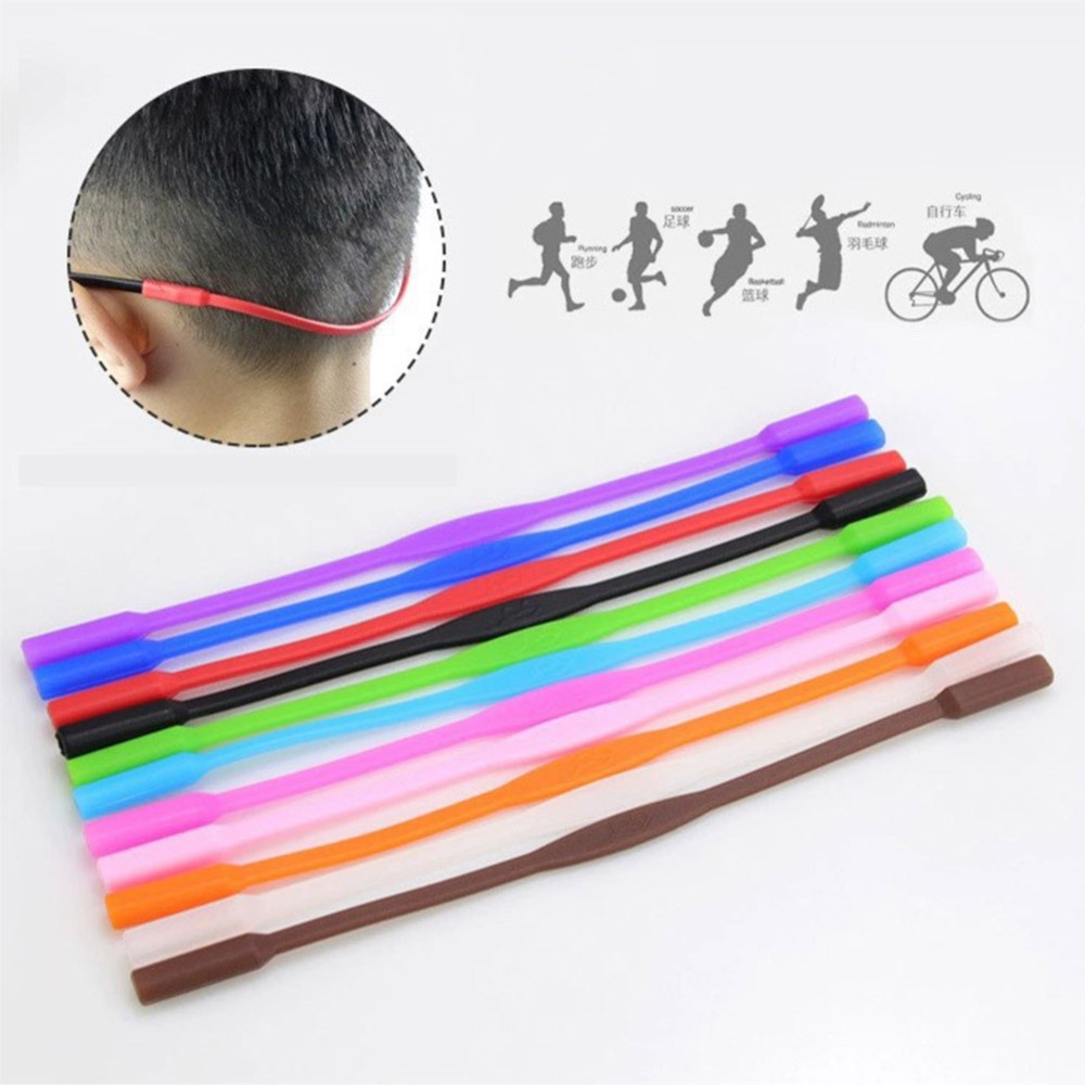 Sunglass Retainer Cord - 20pcs เด็กผู้ใหญ่ซิลิโคนแว่นตาสายโซ่ Anti SLIP แว่นตากันแดดแว่นตาผู้ถือปลอดภัยสบาย 17