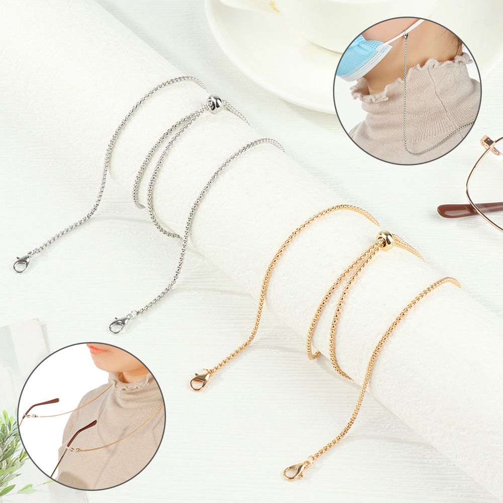 Sunglass Retainer Cord - สายคล้องหน้ากากแบบยืดได้ ป้องกันการหล่น สายคล้องแว่นตา สายคล้องหน้ากาก สายคล้องแว่นกันแดด