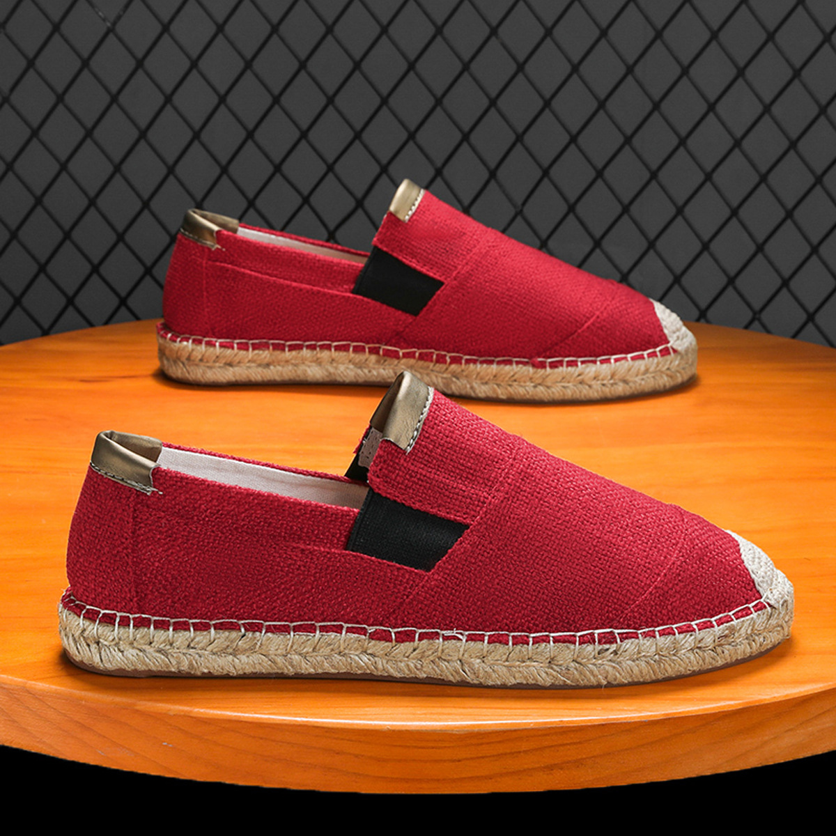 Espadrille Slip On - 2025New ผู้ชายผ้าลินินรองเท้าสบายๆผู้หญิง Handmade ทอผ้าชาวประมงรองเท้าแฟชั่นสบายๆ Espadrilles รองเท้าขนาดใหญ่