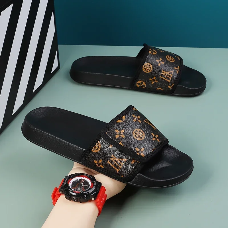 Flip Flop Leather Men - รองเท้าแตะหนังแท้สำหรับผู้ชาย รองเท้าแตะลำลองใส่สบาย รองเท้าแตะใส่ในบ้าน รองเท้าผู้ชายสำหรับฤดูร้อน ลดราคา รองเท้าแตะหนังแท้ผู้ชาย