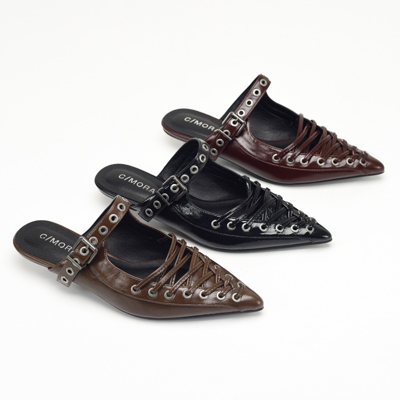 Casual Sandal Leather - รองเท้าส้นเตี้ยแบบผูกเชือกสำหรับผู้หญิง หนัง PU สำหรับฤดูร้อน รองเท้าส้นสูงแบบสวมสำหรับผู้หญิง รองเท้าส้นสูงดีไซน์เนอร์สำหรับผู้หญิง