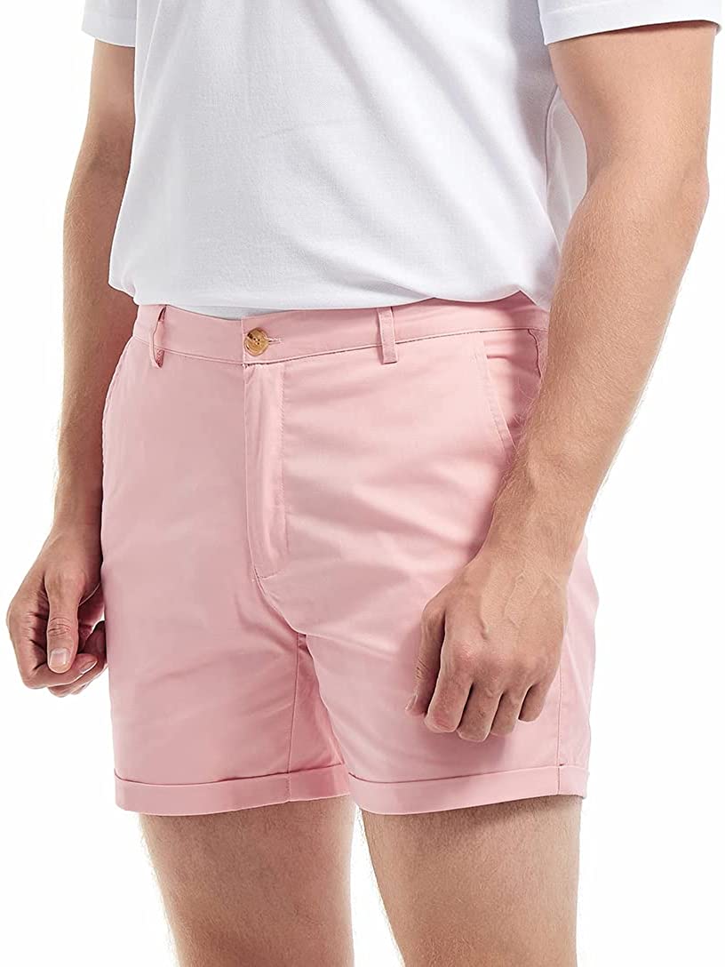 AIMPACT Men 'S ฤดูร้อน Slim-Fi - Shorts Chino Slim บทวิจารณ์และราคา