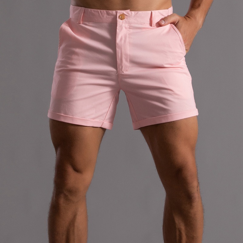 กางเกงขาสั้นชิโน่ทรงสลิมฟิตชาย - Shorts Chino Slim บทวิจารณ์และราคา