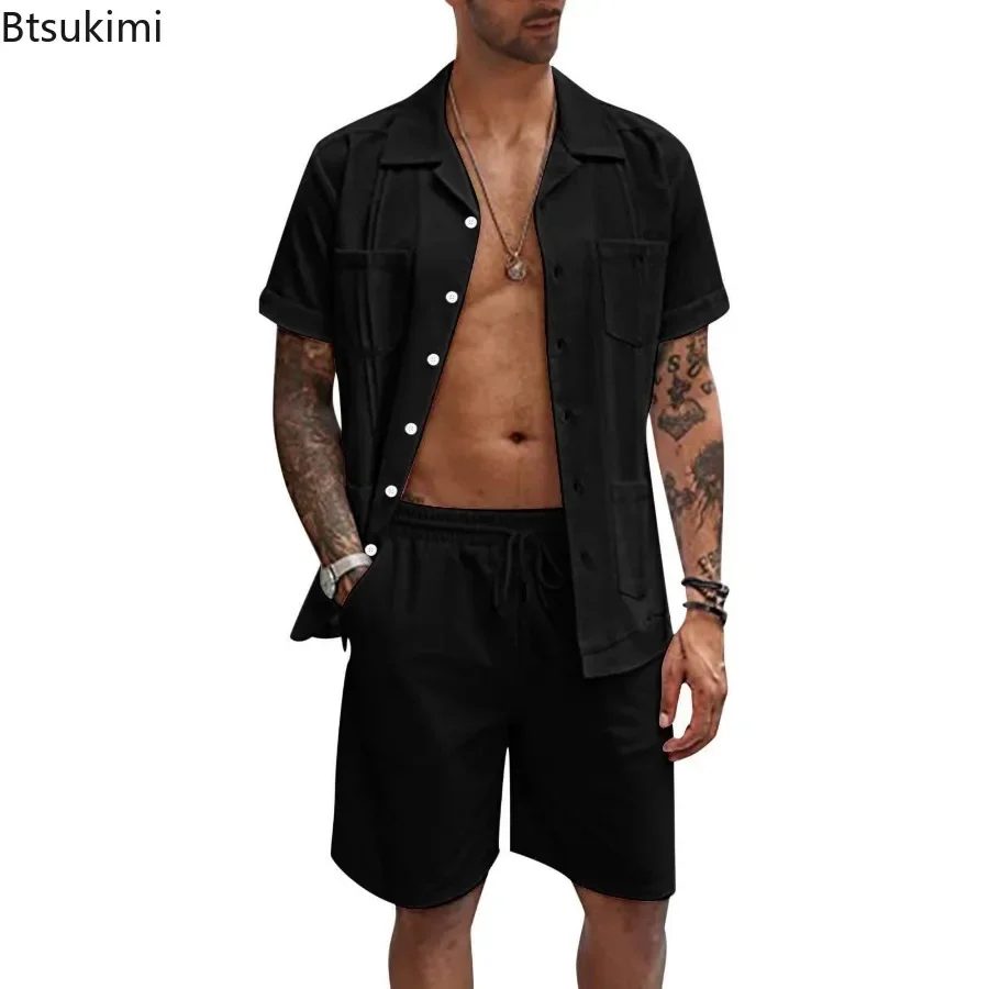 ผู้ชายใหม่ฤดูร้อนสบายๆกีฬา 2 ช - Short Linen Drawstring บทวิจารณ์และราคา
