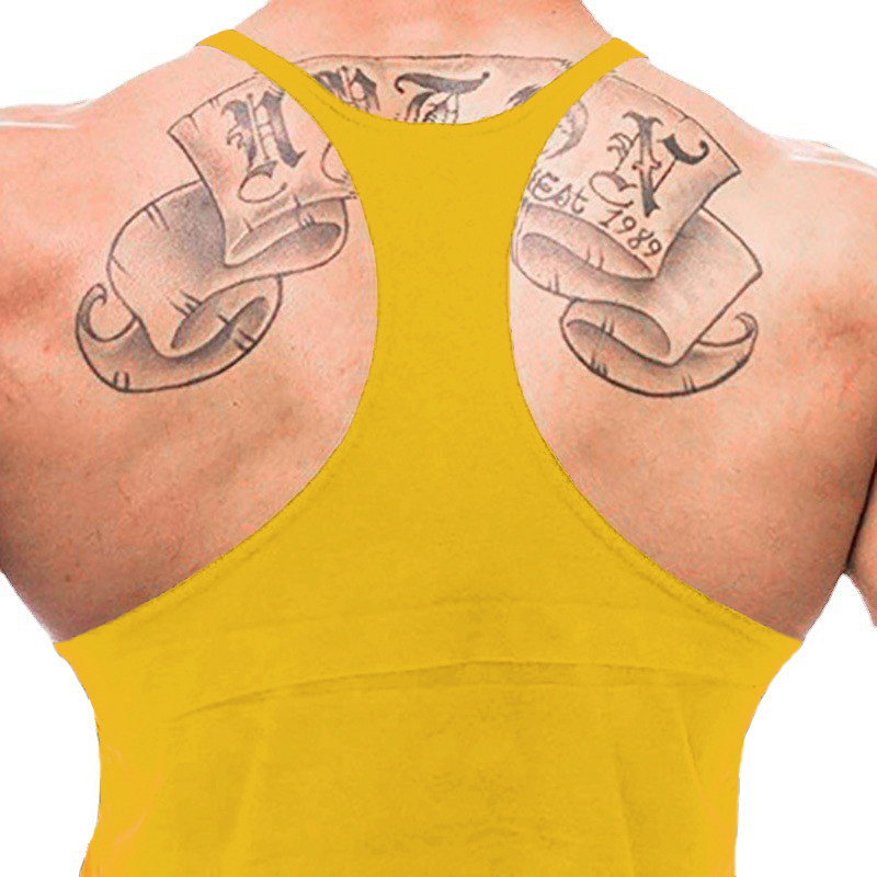GYM Fitness เพาะกาย Suspenders - Tank Top Muscle บทวิจารณ์และราคา