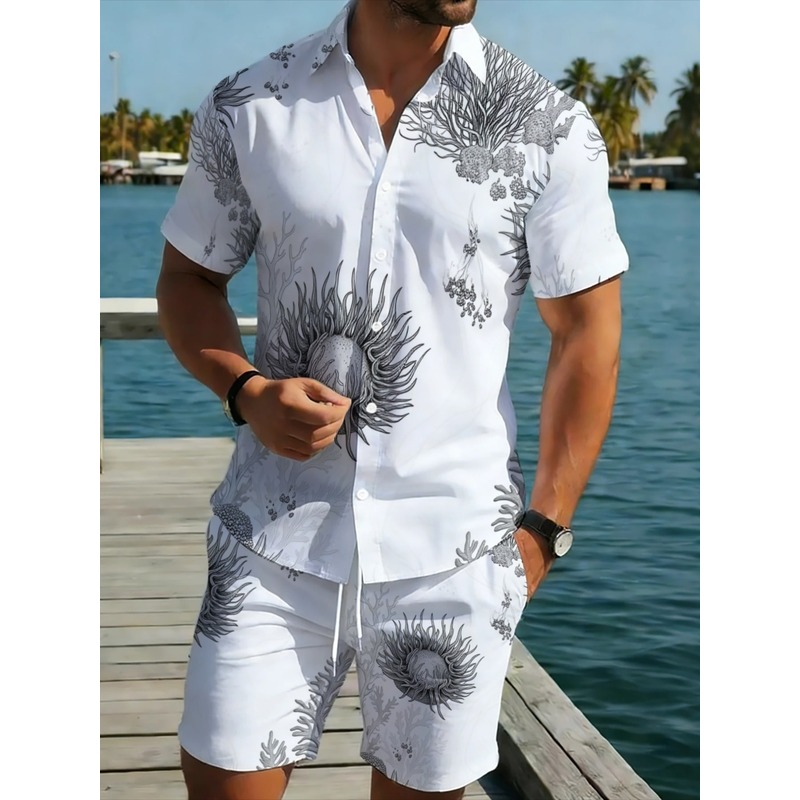 ชุดเสื้อเชิ้ตฮาวายลายดอกไม้และ - Resort Shirt Floral บทวิจารณ์และราคา