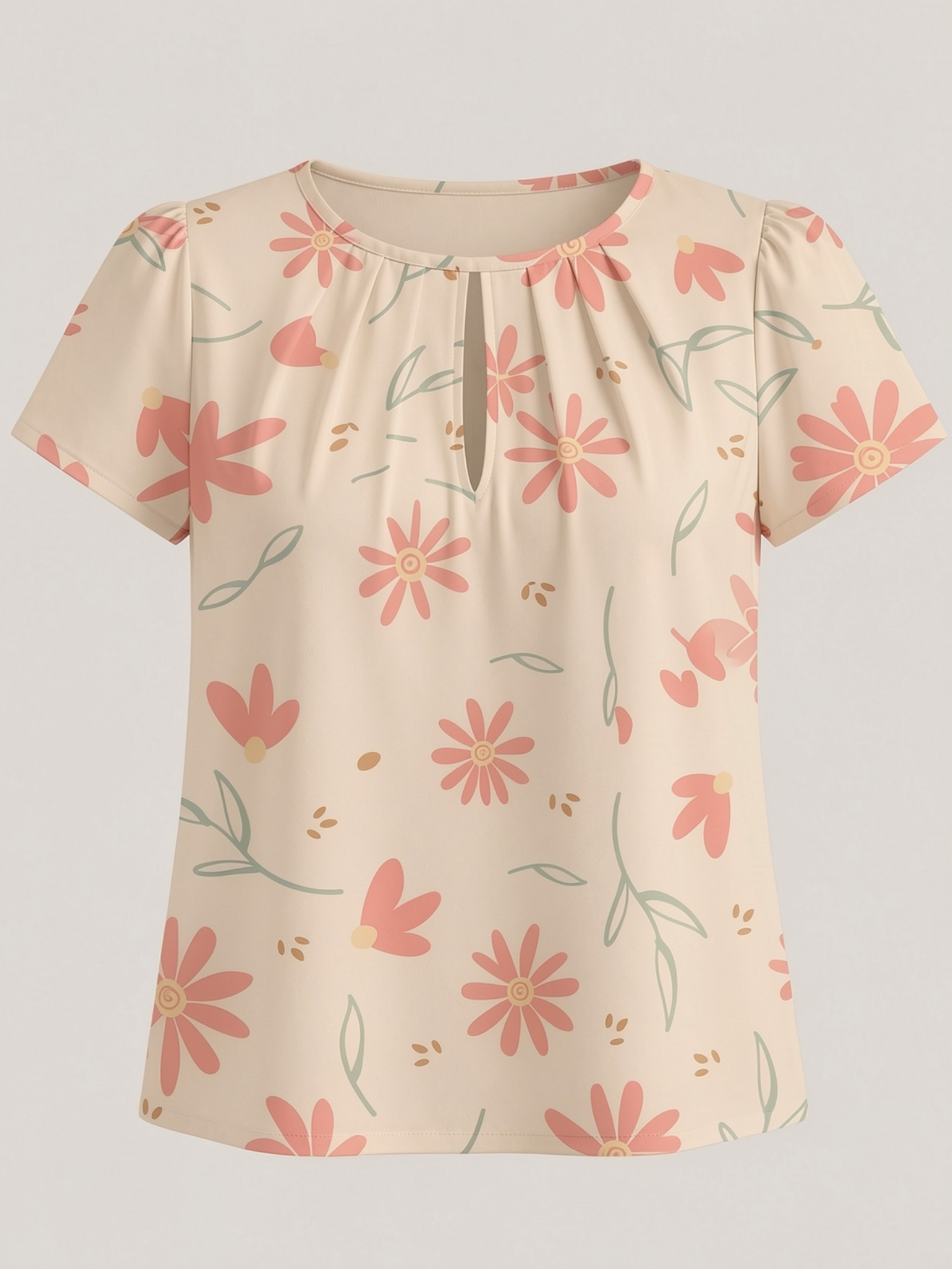 2026 เสื้อยืดคอกลมผู้หญิงแบบให - Resort Shirt Floral บทวิจารณ์และราคา