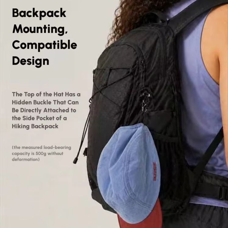 หมวกเดินป่า 5 แผง น้ำหนักเบา 3 - Packable Hat Nylon บทวิจารณ์และราคา