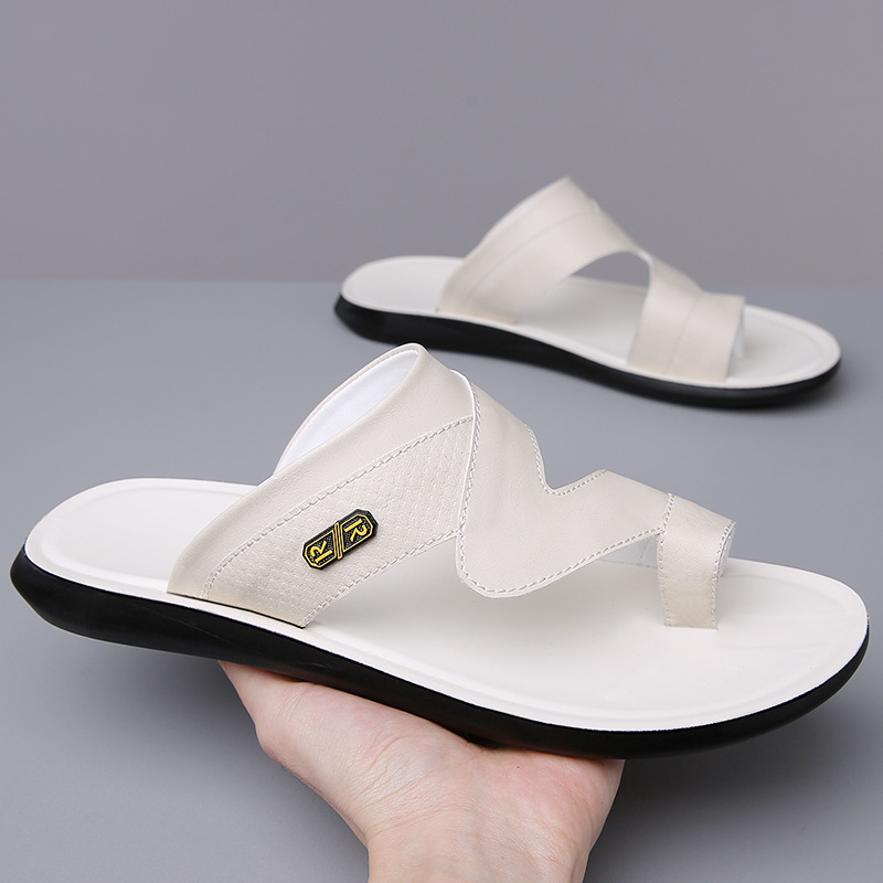 รองเท้าแตะหนังผู้ชายรุ่นใหม่ปี - Flip Flop Leather Men บทวิจารณ์และราคา