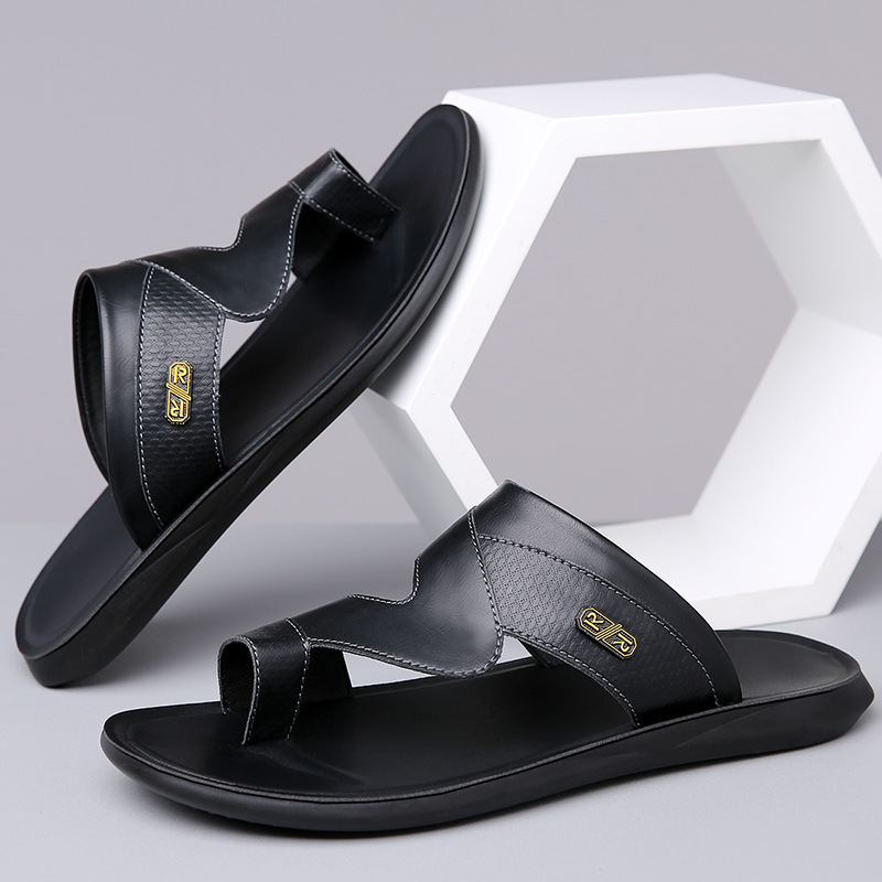 รองเท้าแตะหนังผู้ชายรุ่นใหม่ปี - Flip Flop Leather Men บทวิจารณ์และราคา