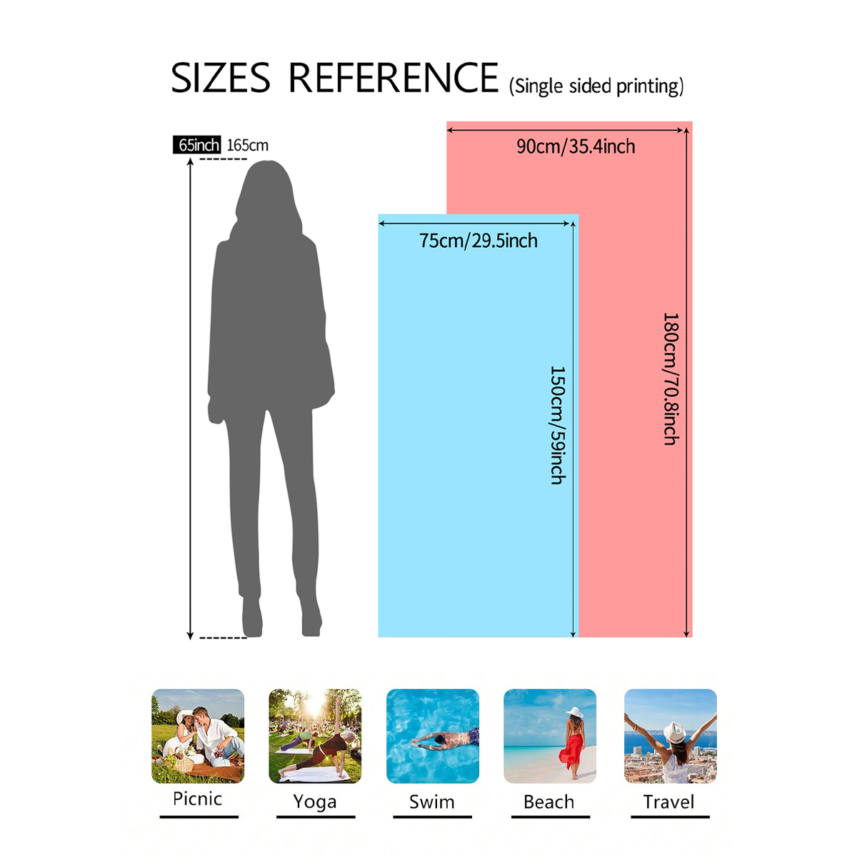 ผ้าขนหนูชายหาดขนาดใหญ่โบฮีเมีย - Beach Towel Large บทวิจารณ์และราคา
