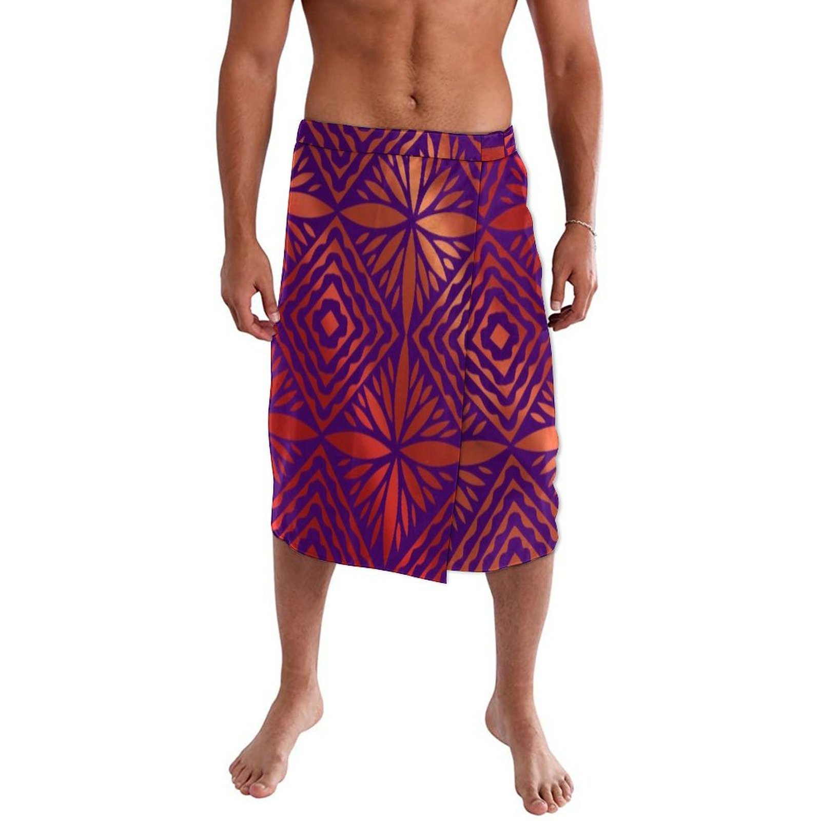 กระโปรงชายหาดโพลีนีเซียน ซามัว - Sarong Men Wrap บทวิจารณ์และราคา