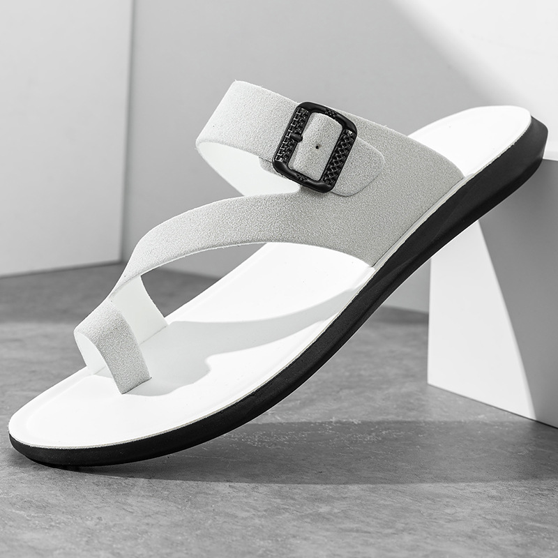 รองเท้าแตะหนังทำมือฤดูร้อนปี 2 - Flip Flop Leather Men บทวิจารณ์และราคา