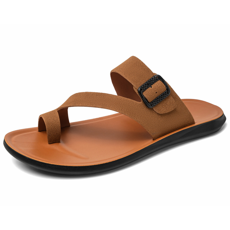 รองเท้าแตะหนังทำมือฤดูร้อนปี 2 - Flip Flop Leather Men บทวิจารณ์และราคา