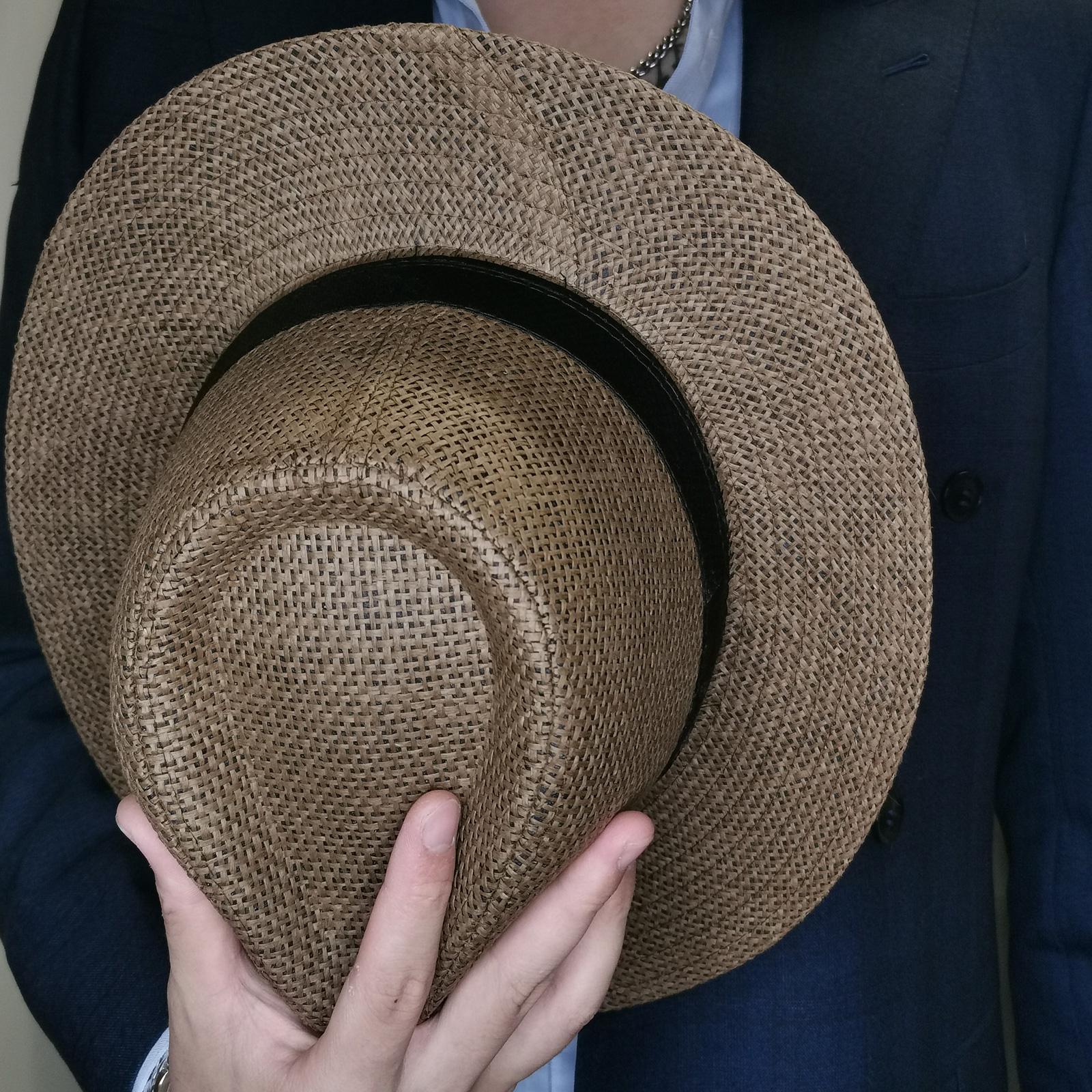 หมวกปานามาฟางสำหรับผู้ชาย แฟชั - Bucket Hat Straw บทวิจารณ์และราคา