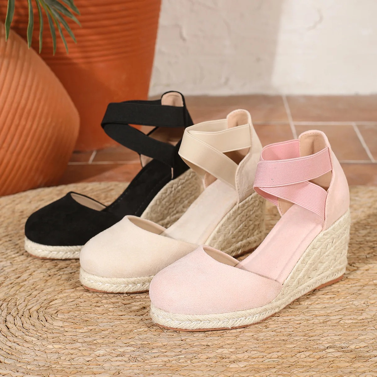 รองเท้าส้นเตารีดแบบสวมสำหรับผู - Espadrille Slip On บทวิจารณ์และราคา