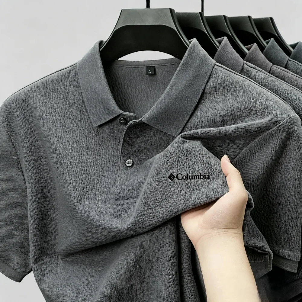 เสื้อโปโลแขนสั้นสีพื้นสำหรับผู - Polo Shirt Pique บทวิจารณ์และราคา
