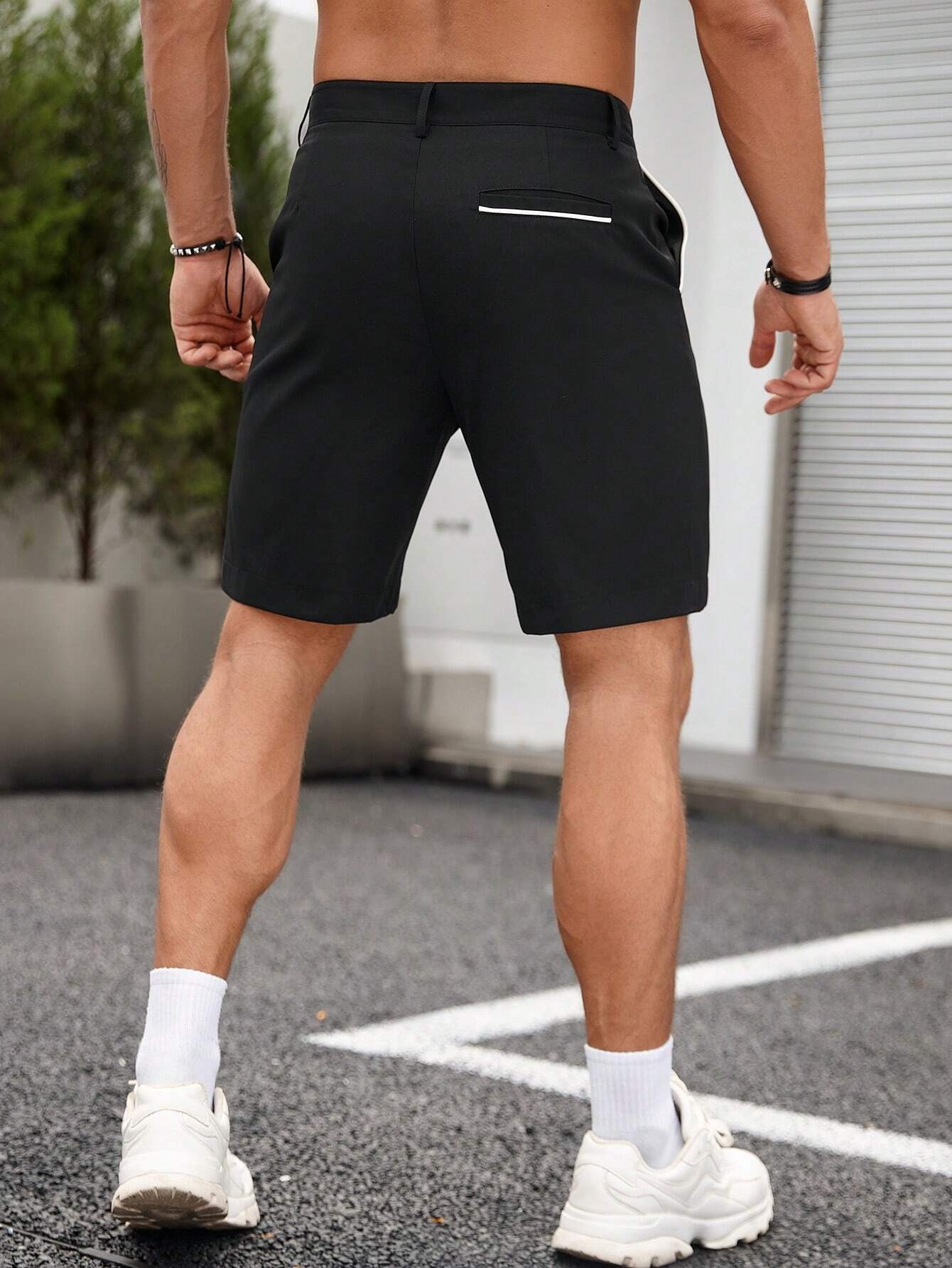 กางเกงขาสั้นชิโน่ผู้ชายทรงสลิม - Shorts Chino Slim บทวิจารณ์และราคา
