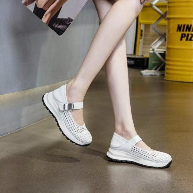 รองเท้าสตรีแบบสวม หนังแท้ ตกแต - Espadrille Slip On บทวิจารณ์และราคา
