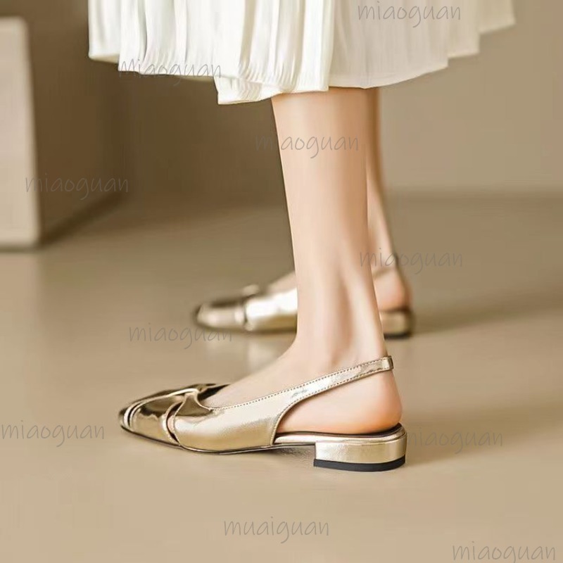 ฝาครอบ Toe รองเท้าส้นสูงปั๊มผู - Casual Sandal Leather บทวิจารณ์และราคา