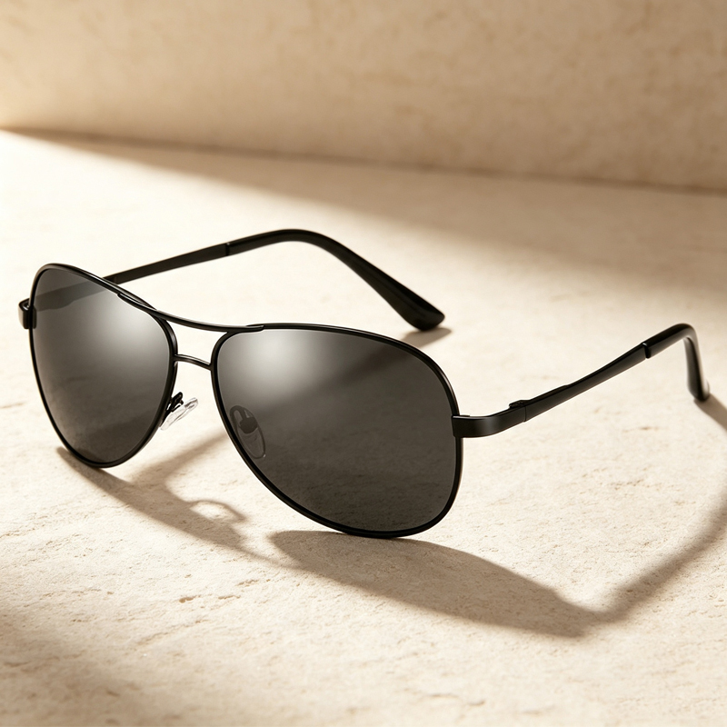 คลาสสิกนักบินแว่นกันแดดP Olari - Sunglasses Aviator Polarized บทวิจารณ์และราคา