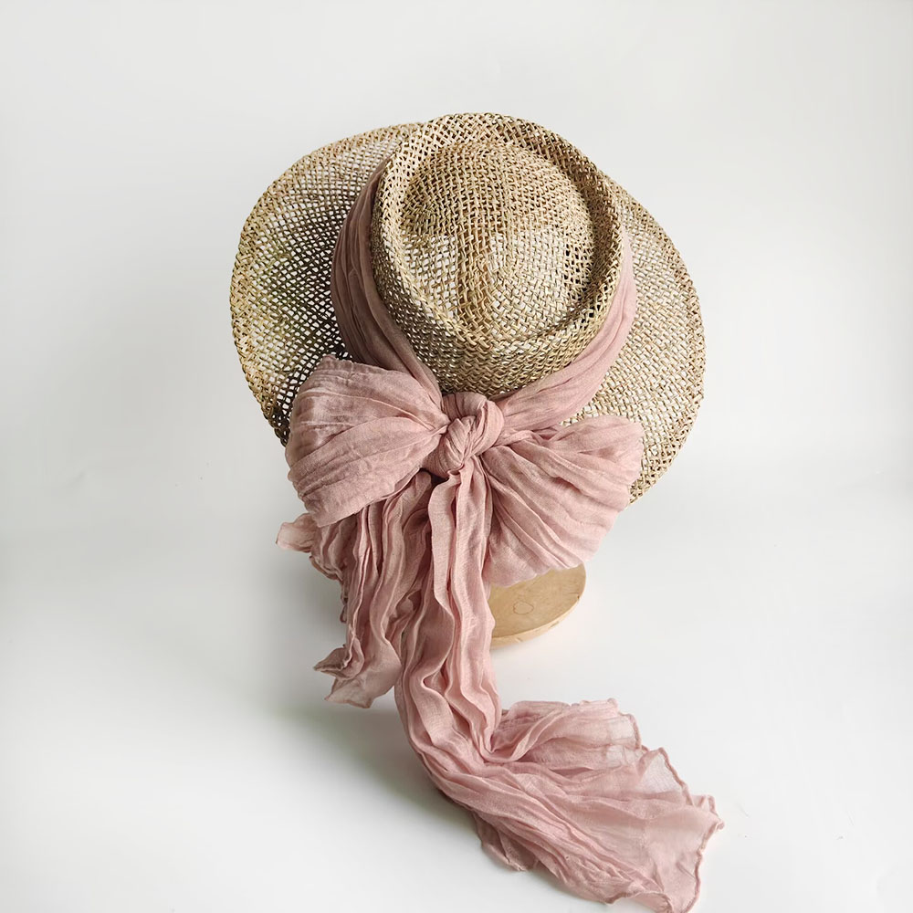 หมวกสานปีกกว้างสำหรับผู้หญิง ห - Bucket Hat Straw บทวิจารณ์และราคา