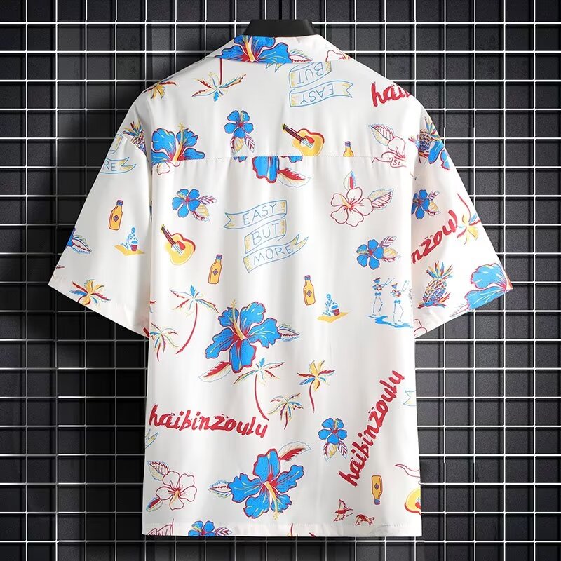 รีสอร์ทเสื้อเชิ้ตแขนลำลองขาสั้ - Resort Shirt Floral บทวิจารณ์และราคา
