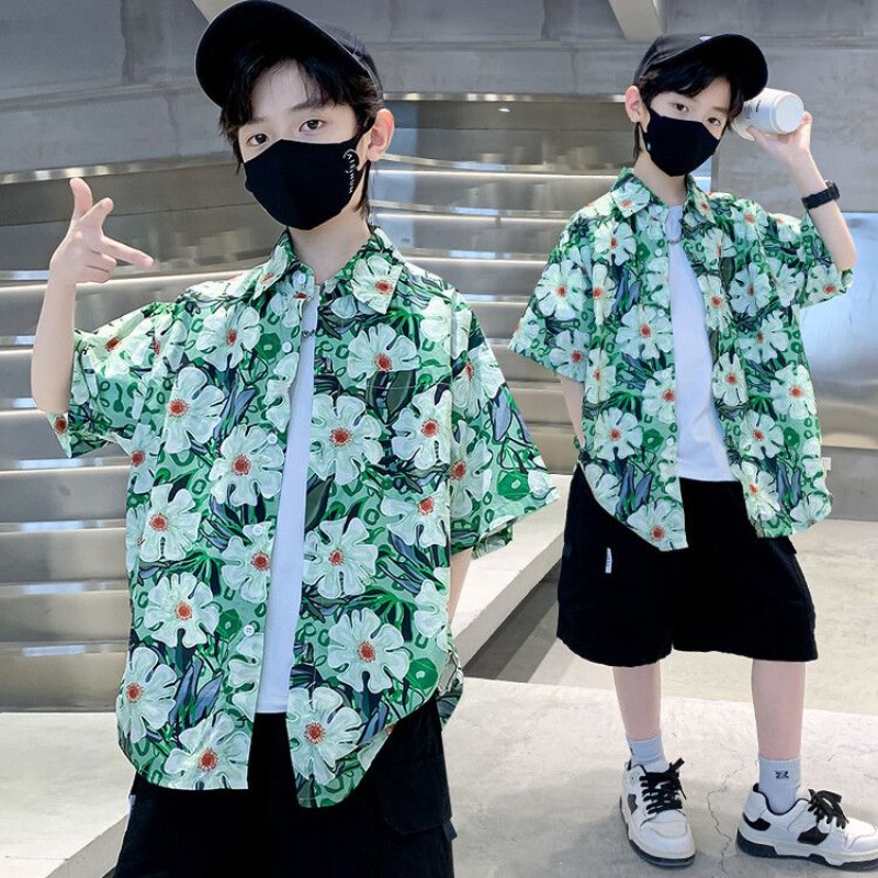 ชุดเสื้อเชิ้ตลายดอกไม้สำหรับเด - Resort Shirt Floral บทวิจารณ์และราคา