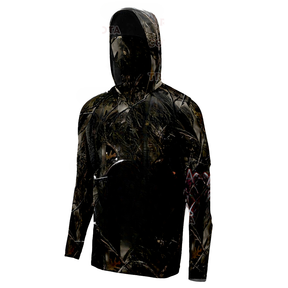เสื้อฮู้ดลายพรางเปลือกไม้สำหรั - Tee Graphic Print บทวิจารณ์และราคา