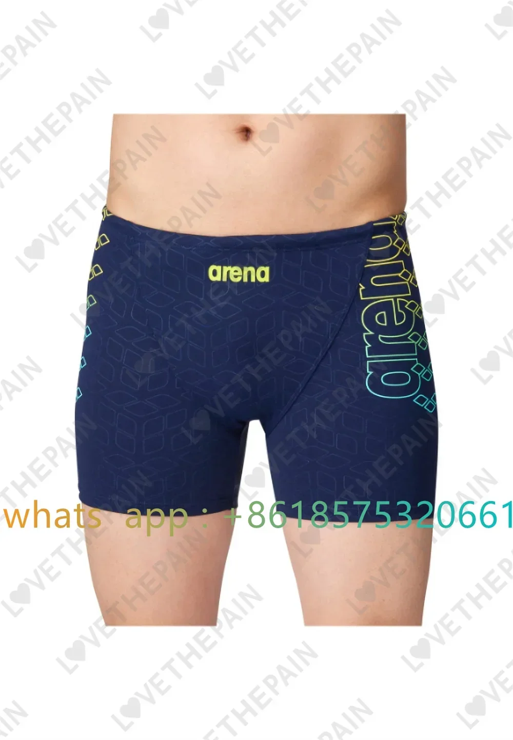 กางเกงว่ายน้ำผู้ชายแบบจั๊มเมอร - Swim Trunk Quick Dry บทวิจารณ์และราคา