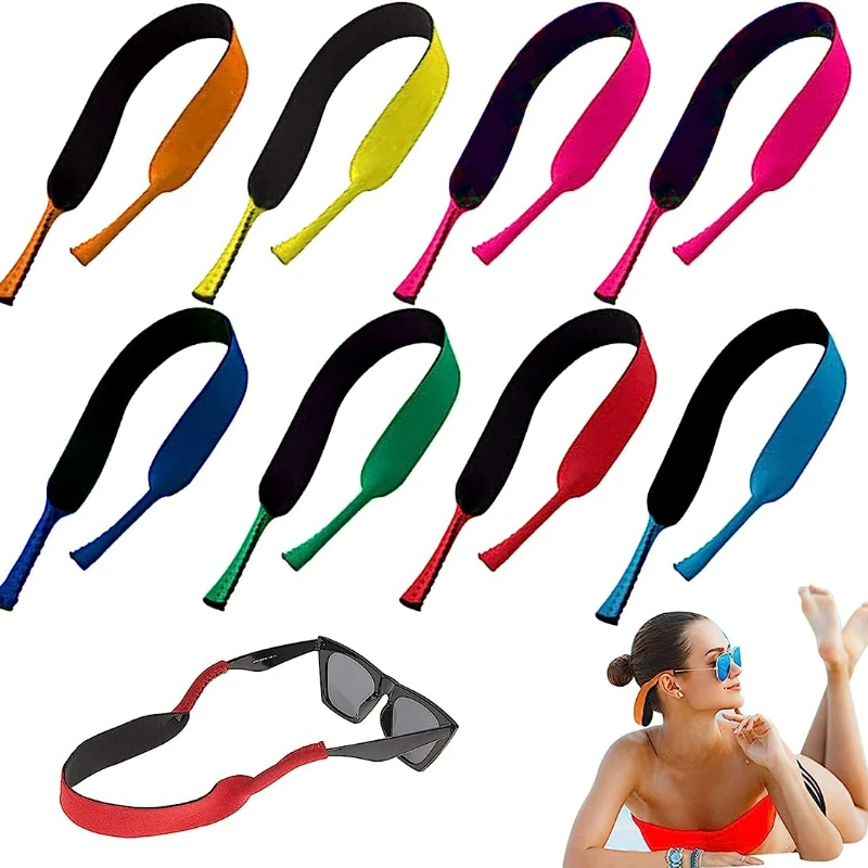 1-5ชิ้นแว่นตาลอยแว่นกันแดดยางย - Sunglass Retainer Cord บทวิจารณ์และราคา