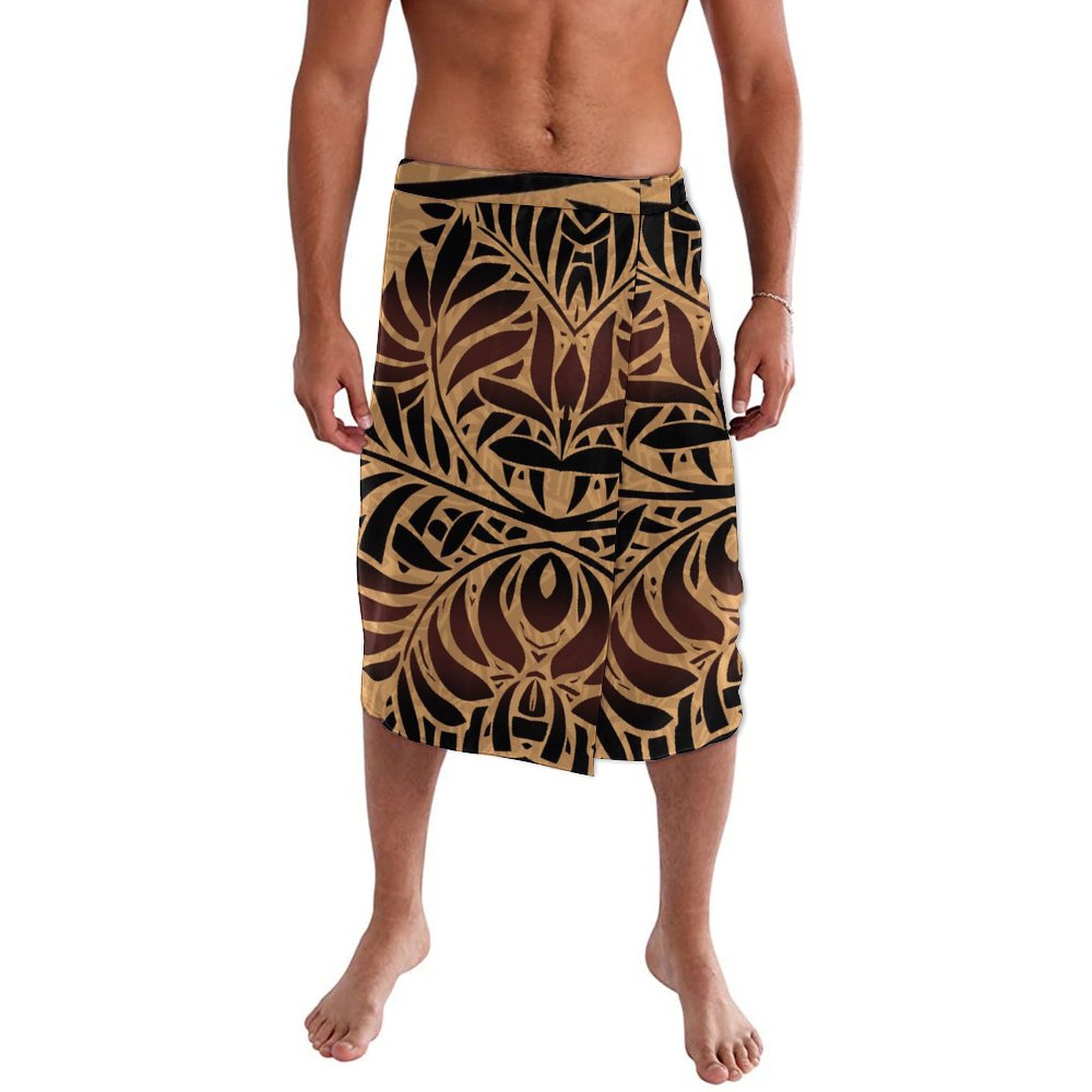ชุดเดรสฮาวายชายหาดสำหรับผู้ชาย - Sarong Men Wrap บทวิจารณ์และราคา
