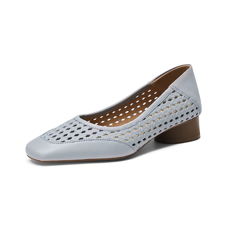 รองเท้าส้นสูงแบบโปร่ง ดีไซน์ให - Casual Sandal Leather บทวิจารณ์และราคา