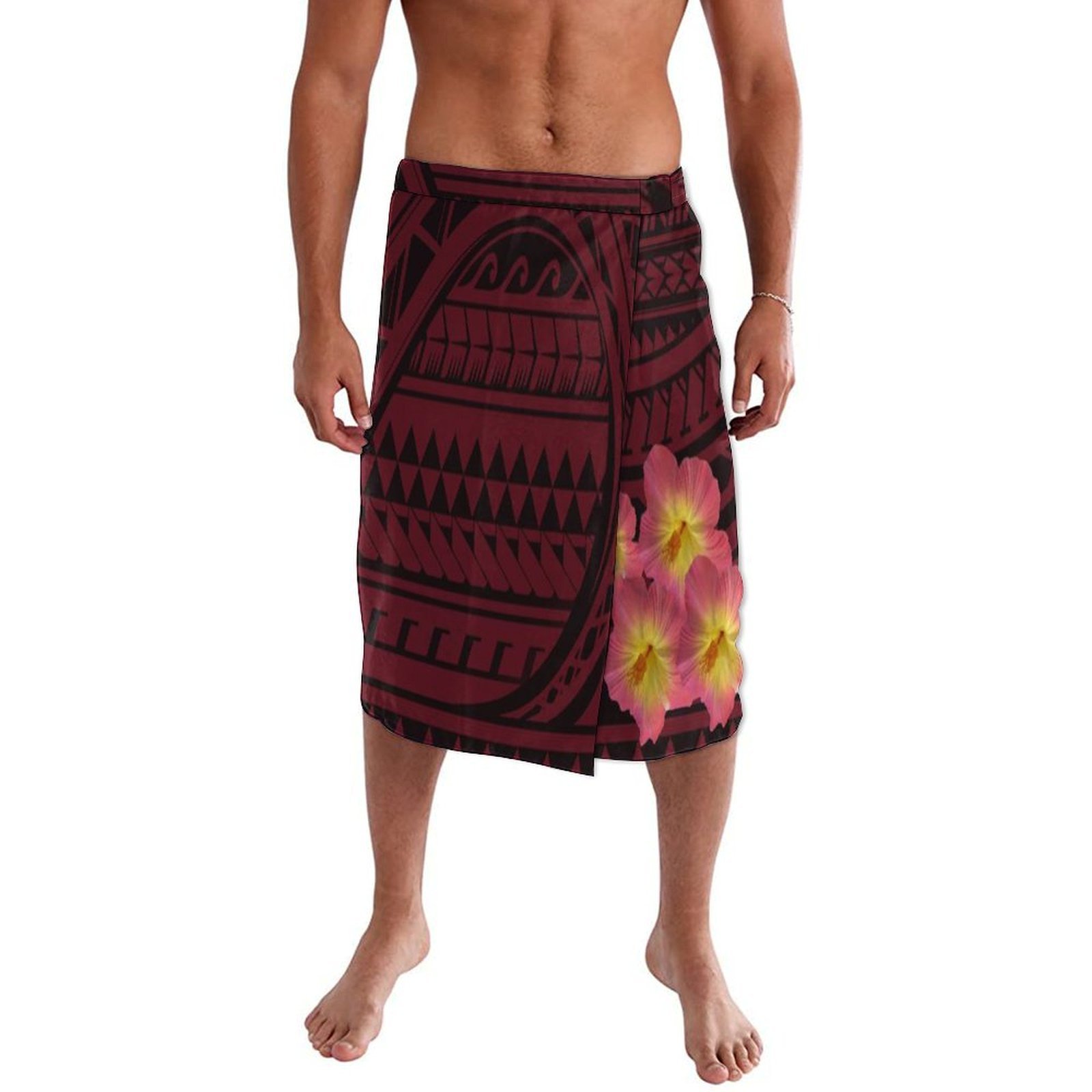 ชุดคลุมชายหาดสไตล์โพลินีเซียน  - Sarong Men Wrap บทวิจารณ์และราคา