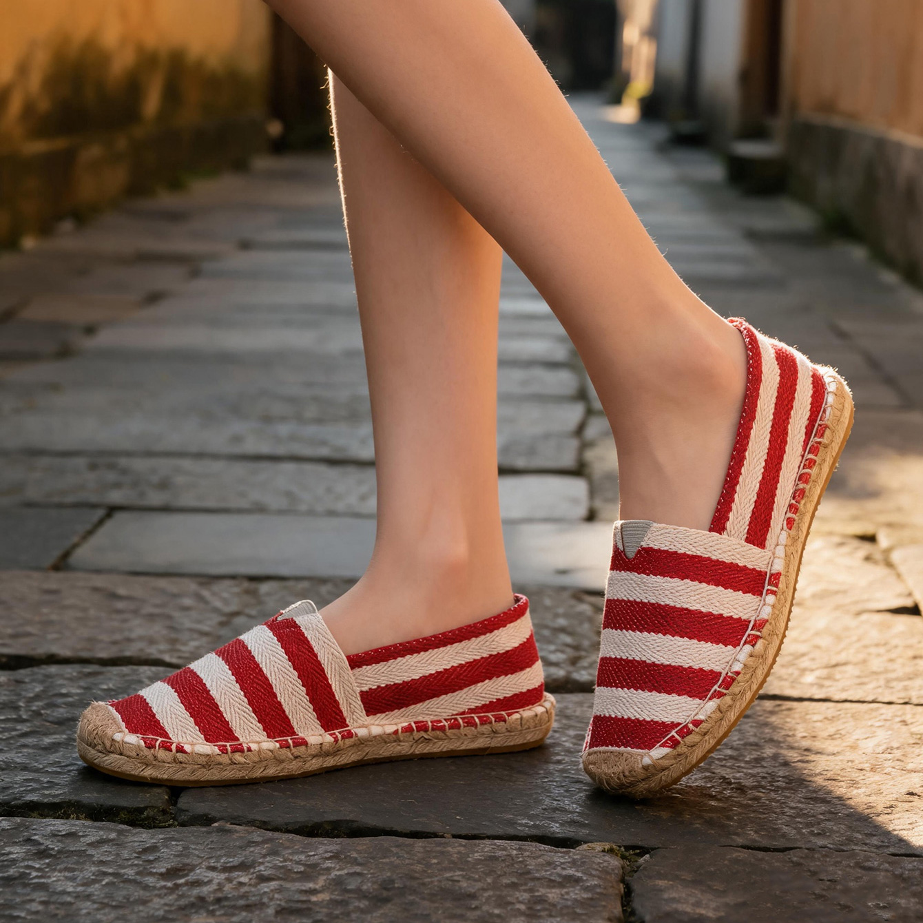 ฤดูร้อนฤดูใบไม้ร่วงผู้หญิงรองเ - Espadrille Slip On บทวิจารณ์และราคา