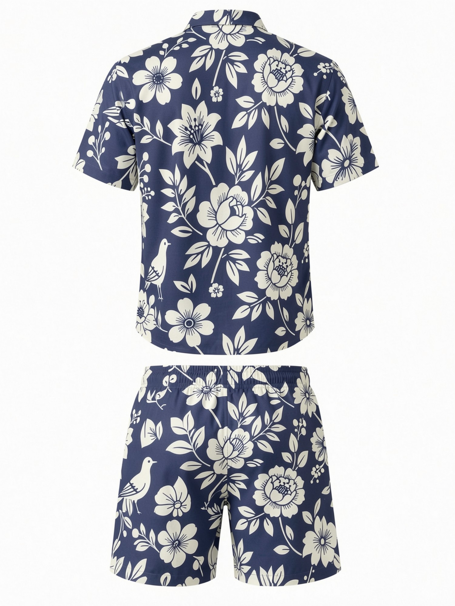ชุดเสื้อเชิ้ตแขนสั้นลายดอกไม้ส - Resort Shirt Floral บทวิจารณ์และราคา