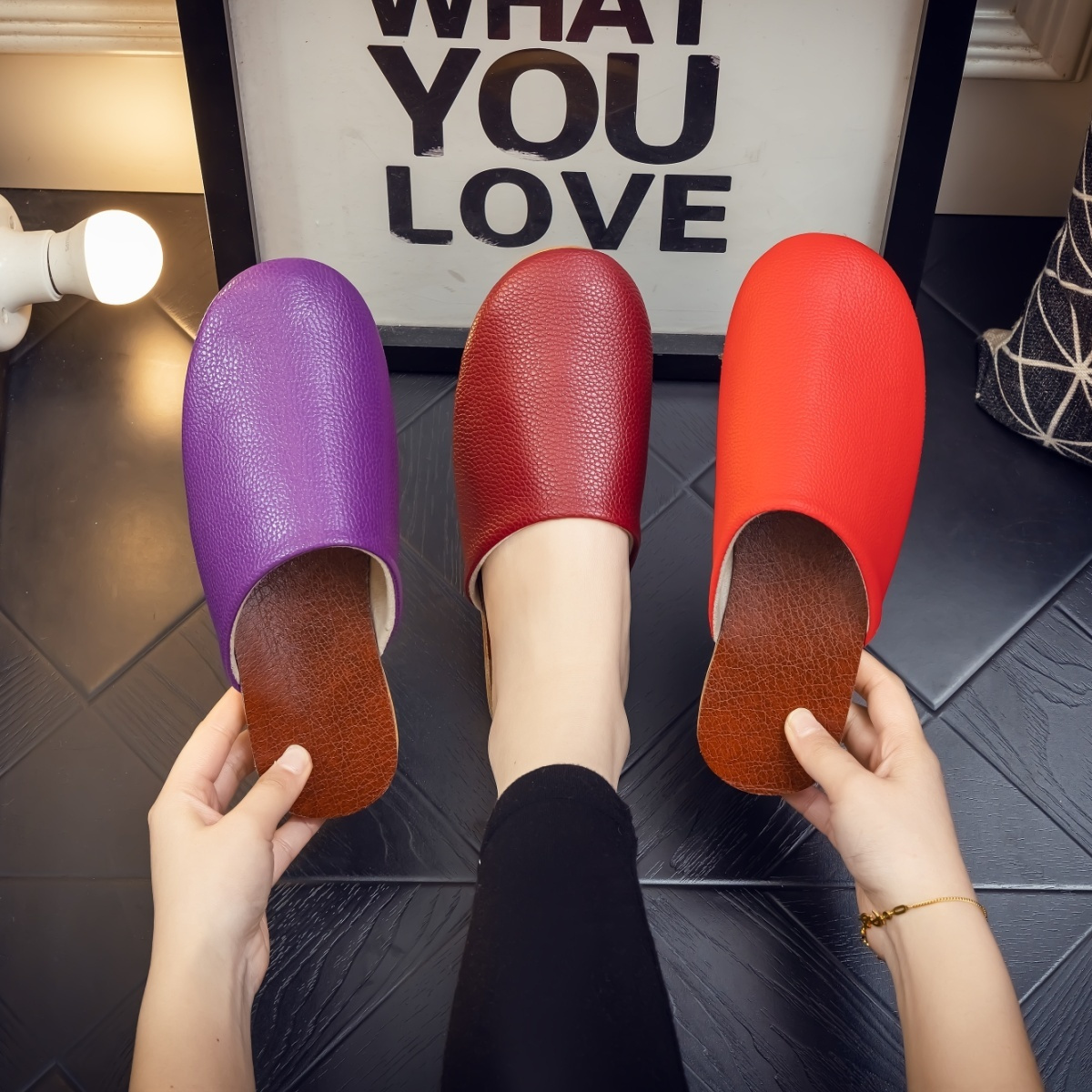 รองเท้าแตะหนังสีดำแฟชั่นสำหรับ - Flip Flop Leather Men บทวิจารณ์และราคา