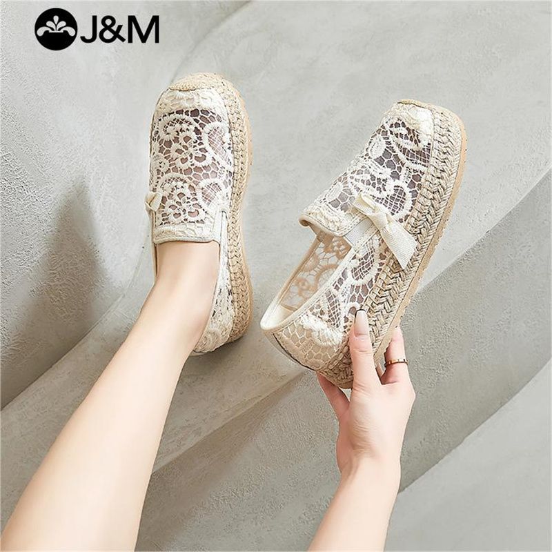Joy & Mario แพลตฟอร์มรองเท้าไม - Espadrille Slip On บทวิจารณ์และราคา