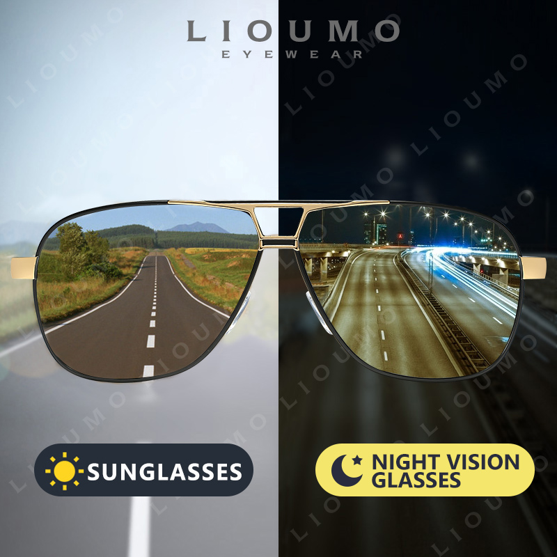 LIOUMO แว่นตากันแดดสำหรับนักบิ - Sunglasses Aviator Polarized บทวิจารณ์และราคา