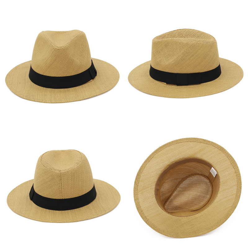 หมวกปานามาสานสำหรับฤดูร้อนสำหร - Bucket Hat Straw บทวิจารณ์และราคา