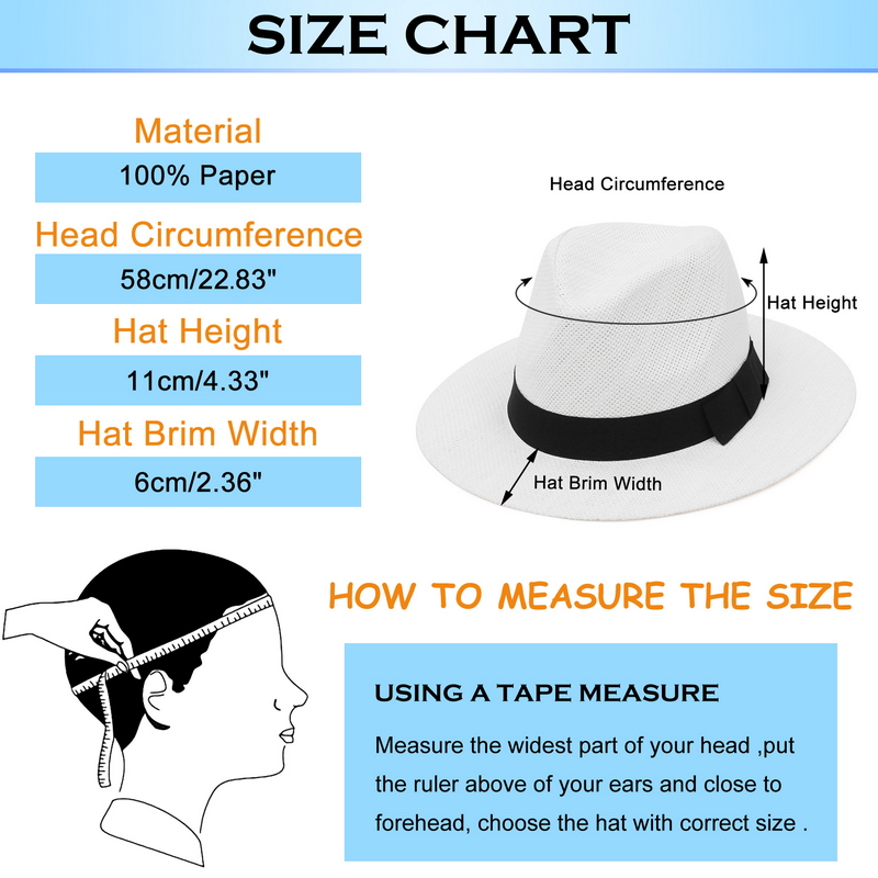 หมวกปานามาสานสำหรับฤดูร้อนสำหร - Bucket Hat Straw บทวิจารณ์และราคา