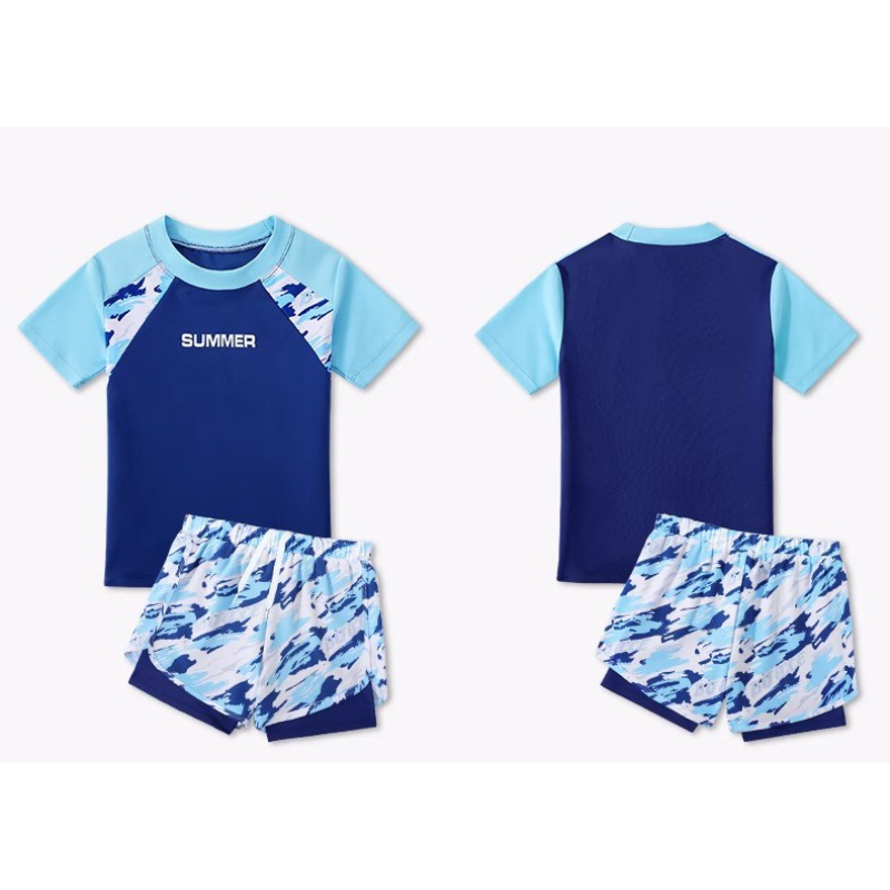 ชุดว่ายน้ำเด็กชายแบบสองชิ้น ปี - Swim Trunk Quick Dry บทวิจารณ์และราคา