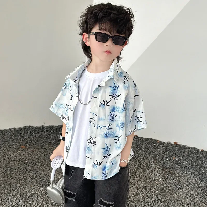 รีสอร์ทคู่ดูพ่อแม่และลูกเสื้อผ - Resort Shirt Floral บทวิจารณ์และราคา