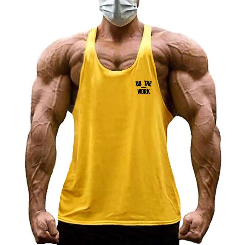 ผู้ชายผ้าฝ้ายแขนกุดTeesยิมเพาะ - Tank Top Muscle บทวิจารณ์และราคา